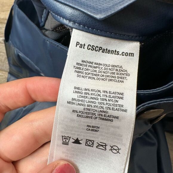 Columbia Wateproof Navy Omni Heat Insulated Ski Pants Sz XXS - Picture 4 of 7